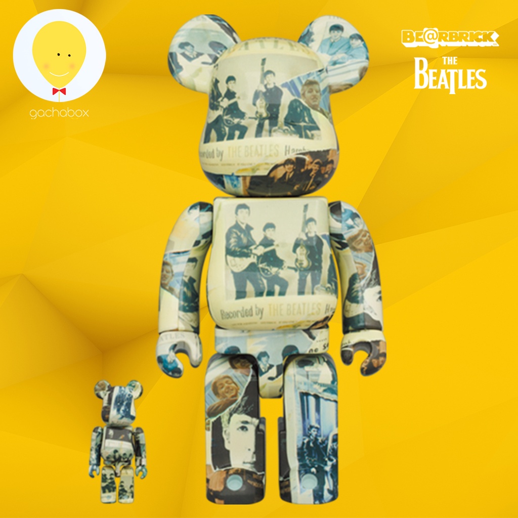 gachabox Bearbrick The Beatles Anthology 100%+400% แบร์บริค ของแท้ พร้อมส่ง - Medicom Toy Be@rbrick