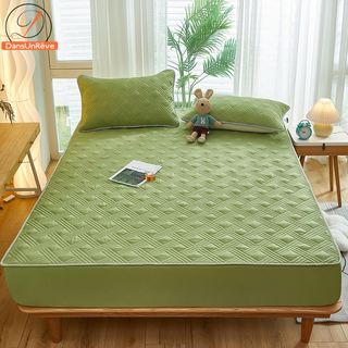 ผ้าปูที่นอน กันน้ํา หนา สีพื้น สําหรับเด็ก ผู้ใหญ่ ควีนไซซ์เดี่ยว ปลอกหมอน cadar ผ้าปูรัดมุม 360 องศา