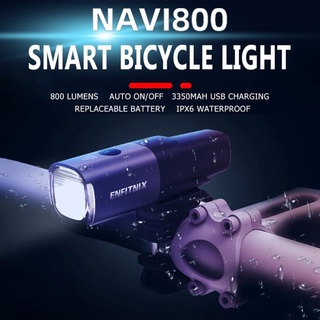 Enfitnix Navi800 Outdoor 800 Lumens Usb ไฟฉายกันน้ํา 5 โหมดกันน้ําสําหรับติดด้านหน้ารถจักรยาน / Xoss ขี่จักรยาน