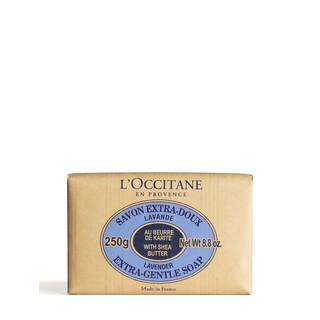 L’OCCITANE en Provence สบู่อาบน้ำ Shea Butter Soap Lavender 250 g. ผลิตภัณฑ์ดูแลผิวกาย ผลิตภัณฑ์ดูแลผิวกาย เส้นผม ความงา