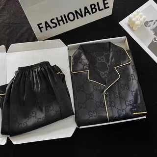 B999 มาใหม่ ★ส่งจากไทย★ชุดนอนซาตินแขนสั้นขาสั้น สีพื้นพรีเมี่ยม แฟชั่นสไตล์เกาหลี ลายน่ารัก