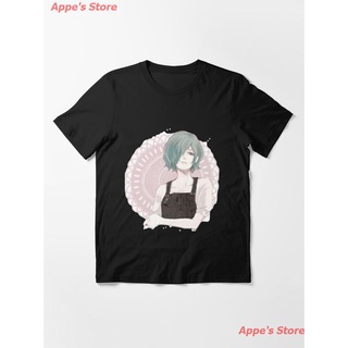 2022 การ์ตูน Tokyo Ghoul ปอบโตเกียว : Touka Kirishima : Essential T-Shirt เสื้อยืดพิมพ์ลาย ผู้ชายและผู้หญิง