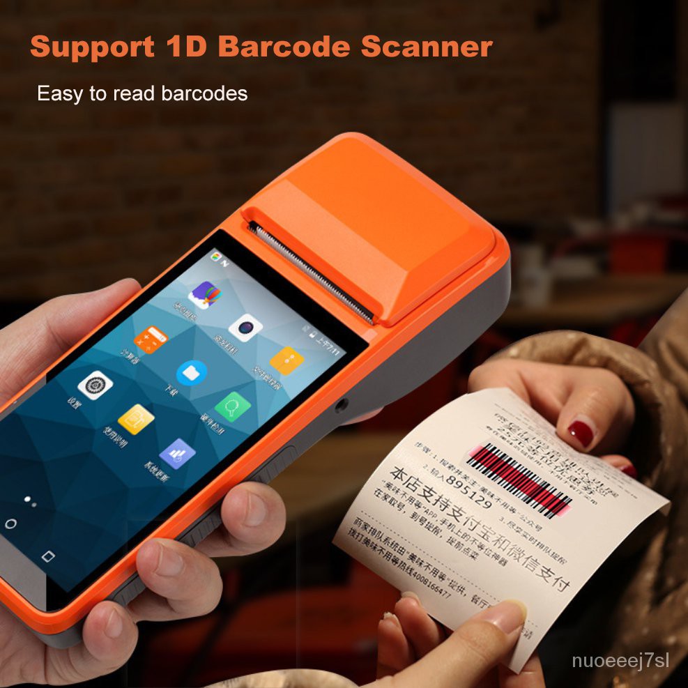 PDA Android 7.1 Bluetooth Thermal Receipt Printer 58mm 4G WiFi Mobile