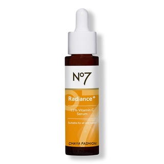 *SALE* No7 เรเดียนซ์ พลัส15% วิตามิน ซี เซรั่ม 25มล. Exp03/25 เซรั่มวิตามินซีเข้มข้น ผิวโกลว์กระจ่างใส