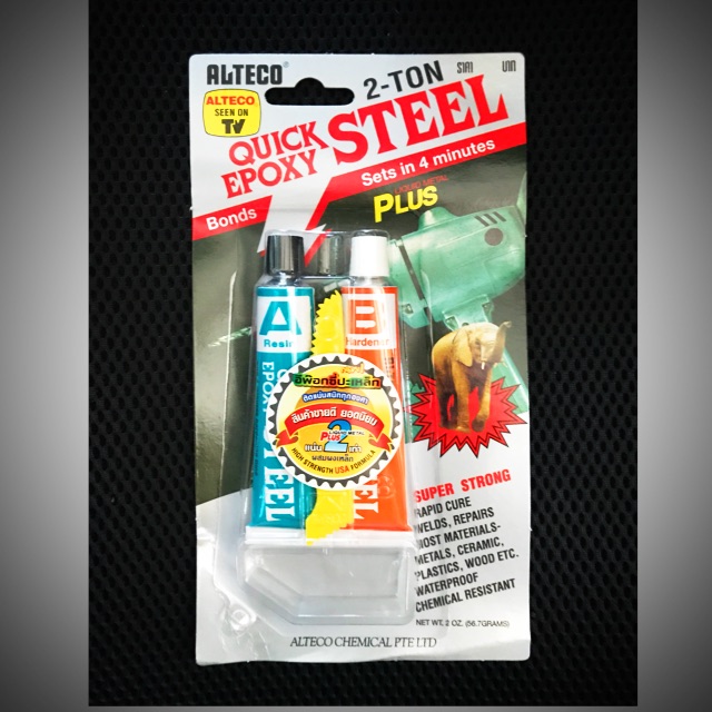 Alteco กาว 2-TON super epoxy steel
