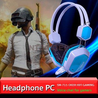 หูฟังเกมมิ่งไฟ รุ่น SM-715 OKER HIFI GAMING HEADSET MODEL: SM-715