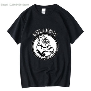 เสื้อยืดพิมพ์ลายแฟชั่น เสื้อยืดลําลอง ผ้าฝ้าย 100% แขนสั้น คอกลม พิมพ์ลาย BULLDOGS ทรงหลวม แฟชั่นฤดูร้อน สําหรับผู้ชาย