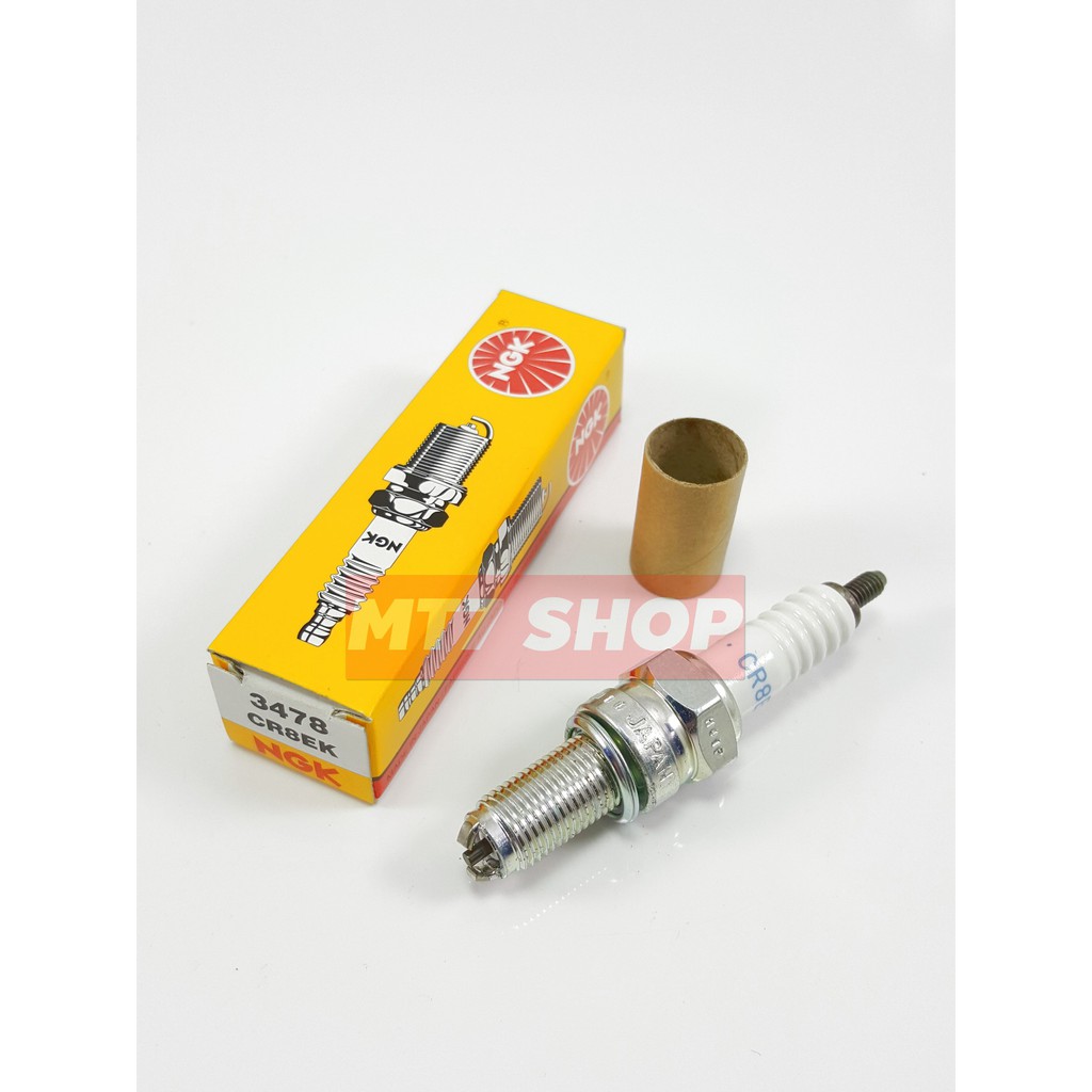 หัวเทียนเข็ม NGK CR8EK (2 เขี้ยว ) Made in Japan (CBR150/250,Ninja250,Raider,TL1000S)
