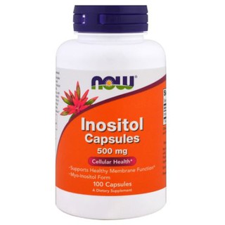 Now Foods, Inositol Capsules, 500 mg [ 100 Veg Capsules ]