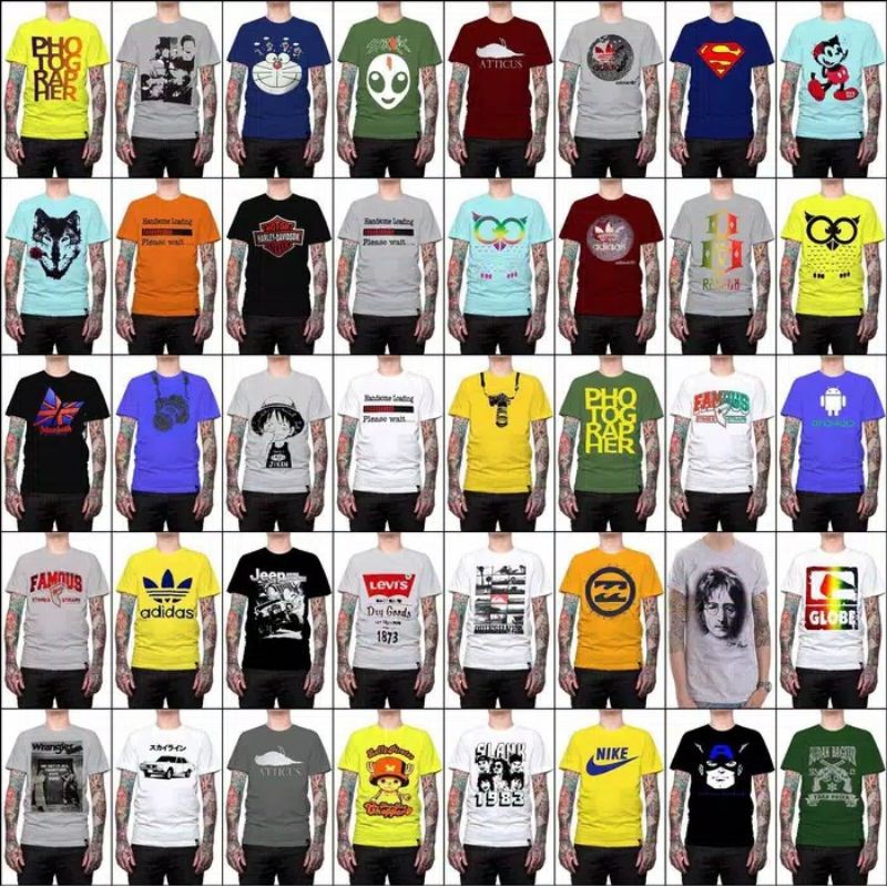 (ขายส่ง) Premium QUALITY DISTRO MEN& 39;S/GIRLS& 39; เสื้อยืด SIZE M,L,XL,XXL / MEN& 39;S T-SHIRTS /