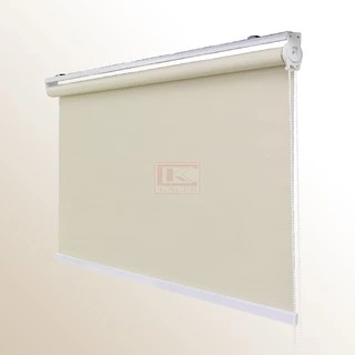 ม่านม้วน (8018) DIY Roller Blinds ม่านม้วนหน้าต่างพร้อมใช้งาน ม่านกันแสง กันแดด ผ้าทึบแสง แบล็กเอ้าท์ ระบบโซ่ดึง