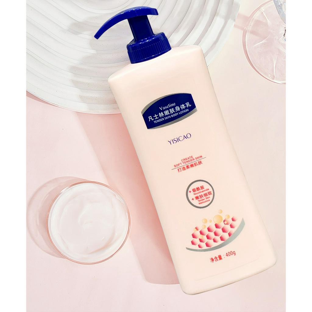 โลชั่นบำรุงผิวกาย ครีมทาผิว Vaseline BODY LOTION 400G