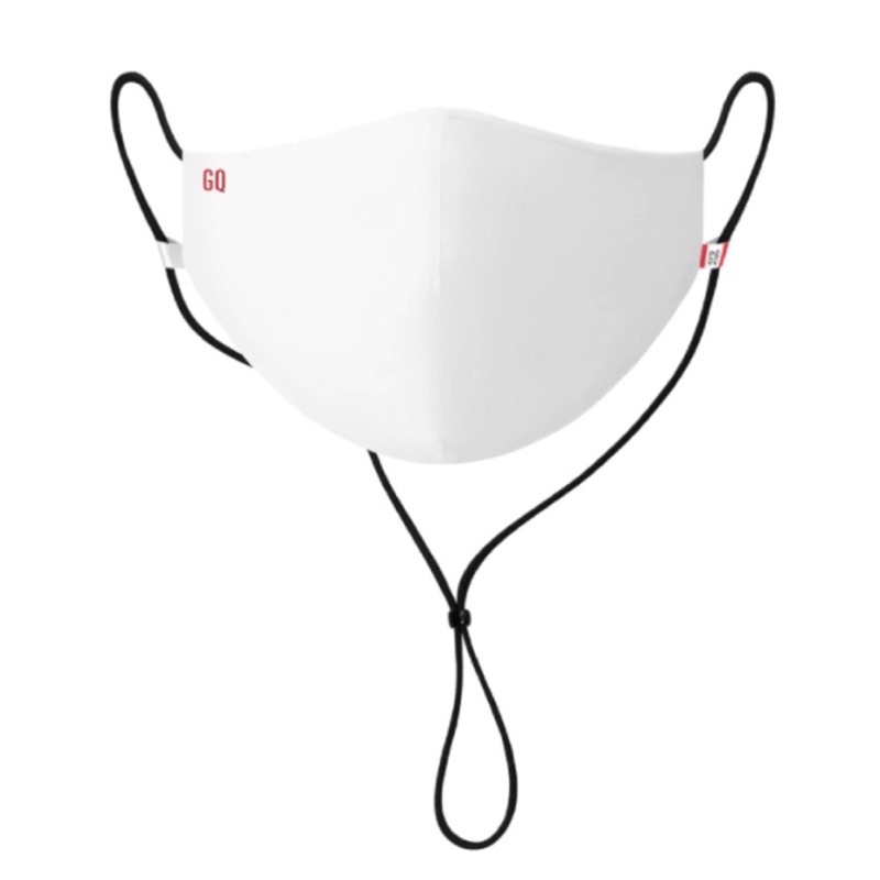 🔥ถูกที่สุด พร้อมส่ง🔥GQWhite™ Mask หน้ากากผ้าผู้ใหญ่สีขาว GQWhite™ ผ้าด้านในผลิตจากเส้นใย Perma™ ซักไ