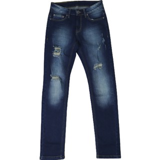 BOVY DENIM JEANS - กางเกงยีนส์เข้ารูปสีเดนิม รุ่น 6002