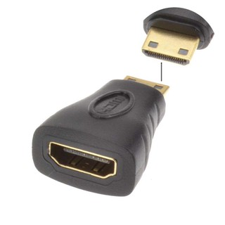 HDMI Female to Mini HDMI Male F/M Adapter 1080P (Black)