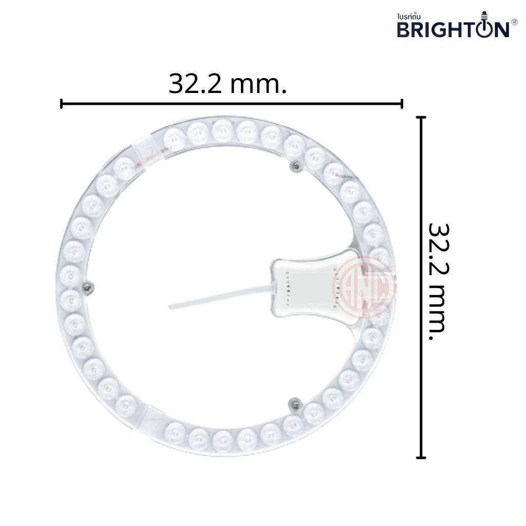 Brighton แผงไฟ LED 32W และ 24W แสงขาว Daylight สำหรับโคมเพดานกลม LED Circle module