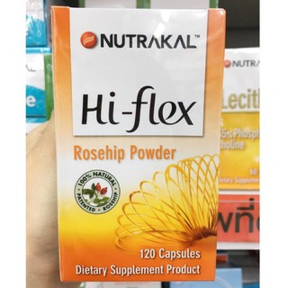NUTRAKAL Hi-Flex 120 แคปซูล อาหารเสริม บำรุง ป้องกัน เข่าเสื่อม x1 กล่อง