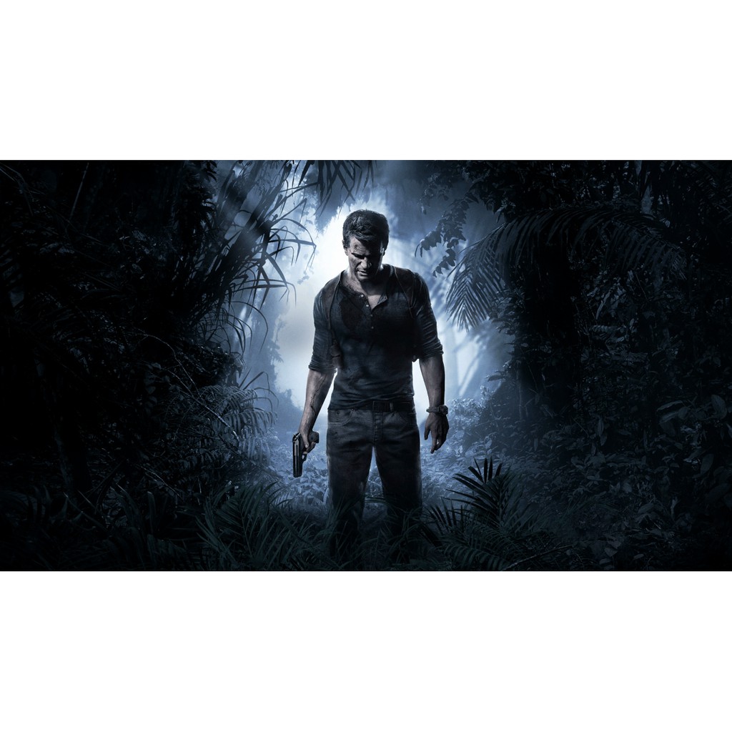 Uncharted 4 A Thief's End Poster 23" X 33" โปสเตอร์จากเกม Uncharted 4 รูป Nathan Drake