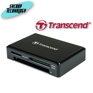 CARD READER EXTERNAL (การ์ดรีดเดอร์พกพา) TRANSCEND USB 3.1 GEN1 MULTIPLE TS-RDF9K2 (BLACK)