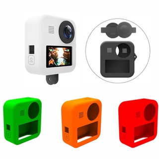 เคสซิลิโคน ป้องกันเลนส์กล้อง อุปกรณ์เสริม สําหรับ GoPro MAX Panoramic Action Camera