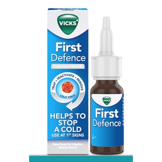 Vicks First Defence Nasal Spray 15 ml (Helps to Stop Cold at First Sign) วิกสเปรย์ สำหรับหวัด