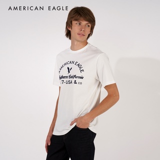 ผ้าฝ้าย 100%American Eagle Seriously Soft T-Shirt เสื้อยืด ผู้ชาย แขนสั้น(MTS 017-2302-100)S-3XL