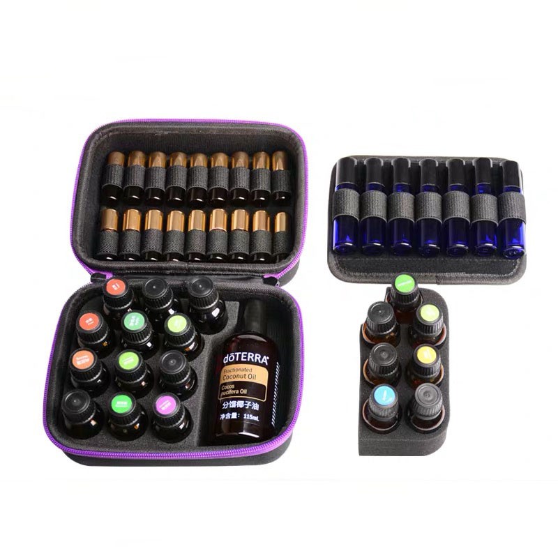 Doterra กระเป๋าเก็บขวดน้ํามันหอมระเหย ขนาดเล็ก แบบม้วนเก็บได้