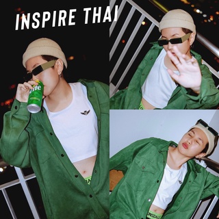 INSPIRE เสื้อกล้ามทอม เสื้อในทอม Tom Binder ครึ่งตัว สีขาว