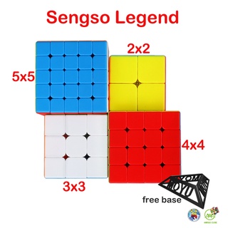 Sengso Legend Series รูบิคปริศนา 3D 2x2 3x3 4x4 5x5 สีสดใส 3x3x3