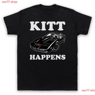 wu77 shop New เสื้อยืดพิมพ์ลาย Knight RIDER UN KITT HAPPENS PARODY สําหรับผู้ชาย sale