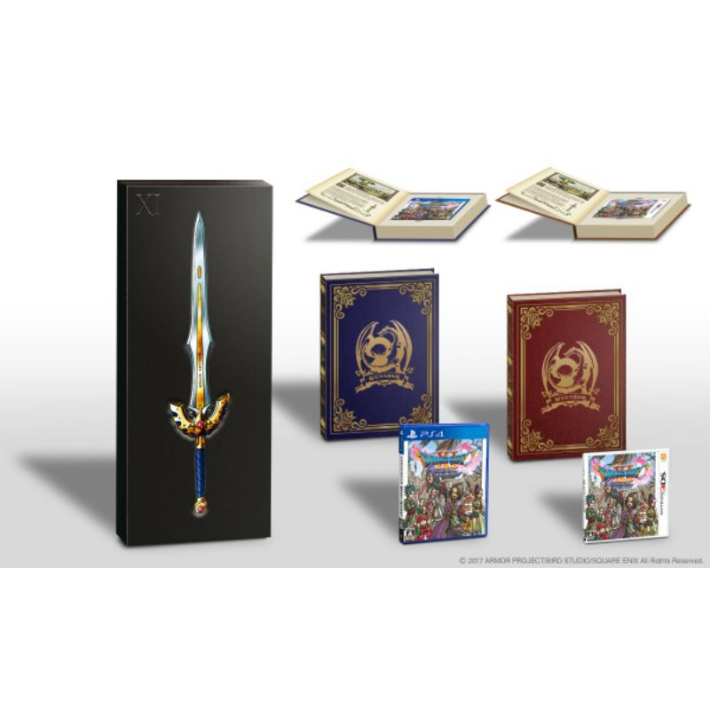 Dragon Quest XI for PS4 &amp; 3DS Double Pack Yūsha no Tsurugi BOX - มือสอง ใหม่เทียบมือ1