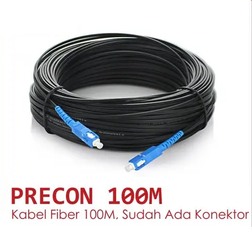 สายไฟเบอร์ออปติก 1 CORE PLUS FAST CONECTOR SC-SC UPC FO CABLE 50 - 100 MTR
