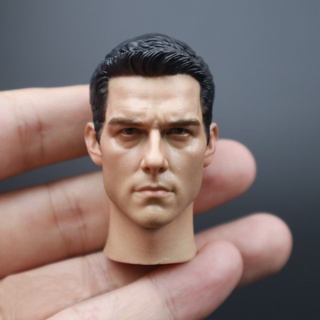 โมเดลฟิกเกอร์ Tom Cruise Head Sculpt สเกล 1/6 สําหรับฟิกเกอร์ 12 นิ้ว