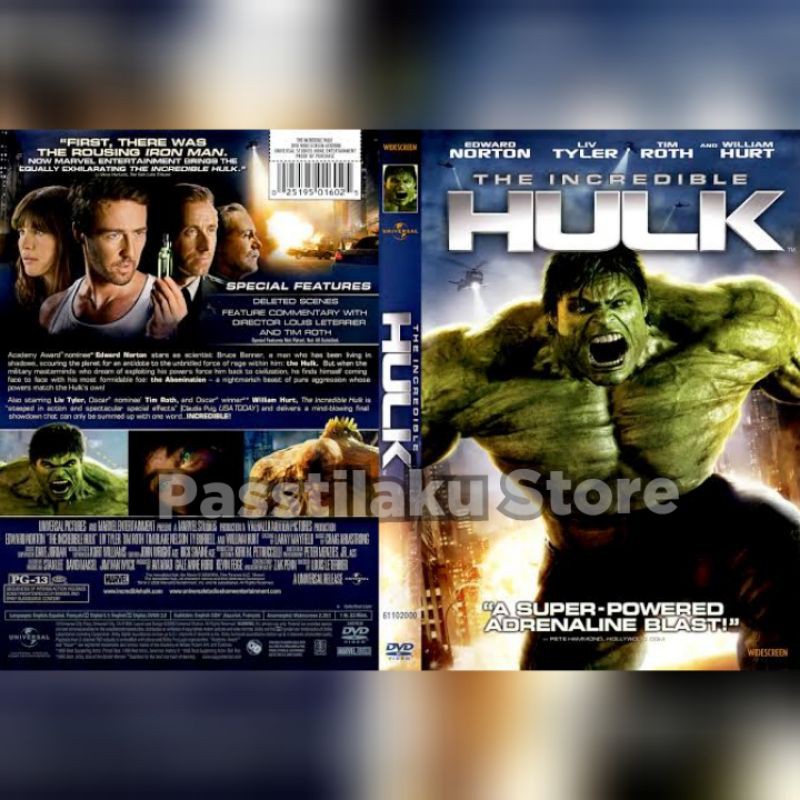 THE INCREDIBLE HULK Movie Cassette - 2008 - HD