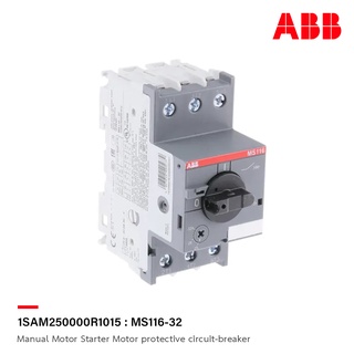 ABB - MS116-32 Manual Motor Starter Motor protective circuit-breaker 25-32A, 50kA - 1SAM250000R1015 - เอบีบี