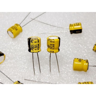 Elna RC2 100uf 16v 6.5×7.5 mm Capacitor ตัวเก็บประจุ คาปาซิเตอร์