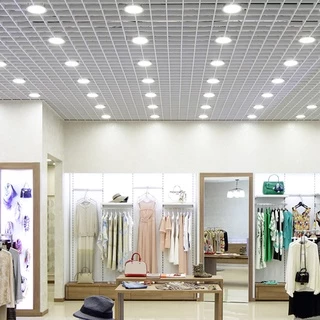 IWACHI โคมฝังฝ้าทรงกลม LED Panel Light 6W/9W/12W/18W/24W แสงขาวและแสงวอร์มไวท์