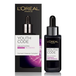 (ถูกที่สุด !!) 50 ml เอสเซนส์หน้าเด็ก ลอรีอัล ปารีส ยูธ โค้ต พรีเอสเซนส์ LOREAL PARIS YOUTH CODE PRE-ESSENCE MFG 08/2019