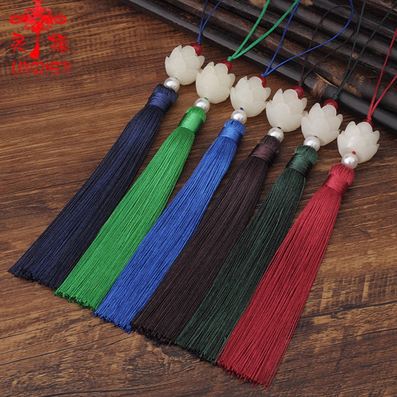 🔥🇹🇭พร้อมส่งในไทย 🥰_พู่ห้อยเอว พู่ประดับ พู่ห้อยขลุ่ย พู่ Hanfu พู่หยก พู่ดอกบัวกลม จี้หยก พู่ปรมาจารย์ลัทธิมาร
