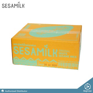 Sesamilk น้ำนมงาขาว ขนาด 200 มล. 1 ลัง (36 กล่อง)