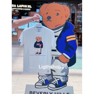 มีสินค้า พร้อมส่ง‼️เสื้อยืดคอกลมรุ่นใหม่  ของเเท้100%💥จากแบรนด์#Beverly hills polo club #classicbear#polo#รูปสินค้าถ่าย