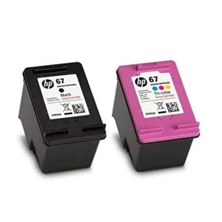 หมึกพิมพ์แท้ HP 67 Series Black สีดำ / Tri-color สามสี / แพ็คเดี่ยว /แพ็คคู่