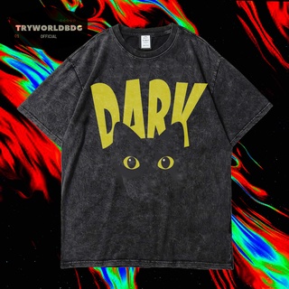 เสื้อยืด พิมพ์ลาย Tryworldbdg OFFICIAL "DARK" | เสื้อยืด ซักได้ | หินล้าง | เสื้อยืด ลายการ์ตูน | เสื้อยืด ขนาดใหญ่ | เส