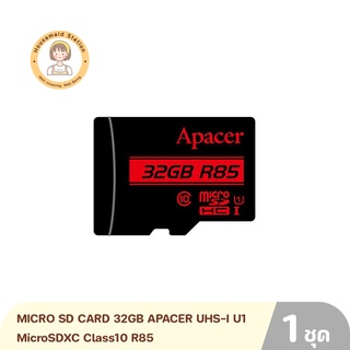 APACER MICRO SD CARD 32GB UHS-I U1 MicroSDXC Class10 R85 ของแท้ รับประกัน 5 ปี