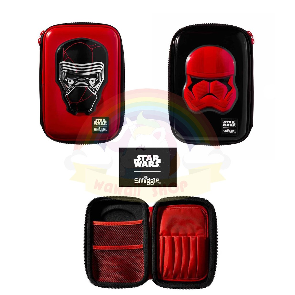 Smiggle Star Wars Hardtop Pencil Case กล่องดินสอ สตาร์วอล ของแท้ จาก Aud -  G8Ddt_Rdsc - Thaipick