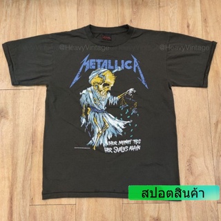 METALLICA THEIR MONEY TIPS HER SCALETS AGAIN ©1994 [FADE] แมทนางฟ้า งานฟอกสีเฟด เสื้อวง เสื้อทัวร์ เสื้อวงร็อค