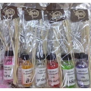 ก้านไม้หอมปรับอากาศขนาด 15 มล.(ขายยกแพ็ค 12 ขวด)คละกลิ่น