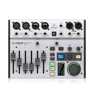 BEHRINGER FLOW 8 มิกเซอร์ ดิจิตอล 8 ชาแนล พร้อม Bluetooth Audio, App Control และ USB/Audio Interface