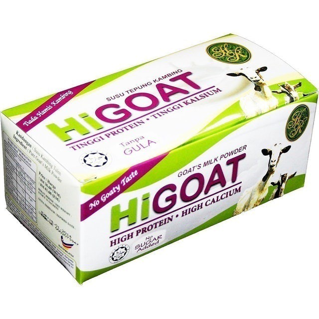 นมแพะ แท้ HIGOAT Instant Goat's Milk Powder (รสธรรมชาติ)