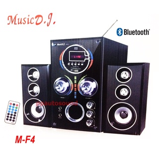 MUSIC D.J.ลำโพงซับ Blue tooth 2.1 รุ่น M-F4 +FM,USB